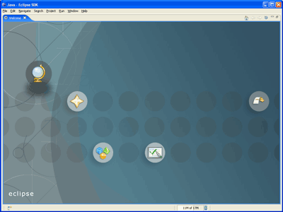 Eclipse Welcome Screenshot